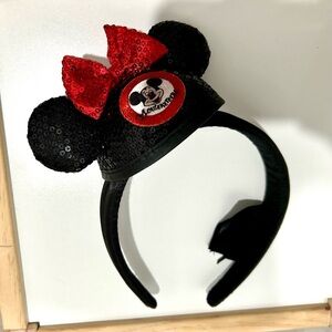 Disney Black and Red Minnie Mouse Headband